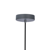 Lampa wisząca tuba Tucson szara metalowa GU10 pojedyncza
