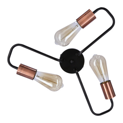 Lampa sufitowa Herpe listwa 3-punktowa metalowa
