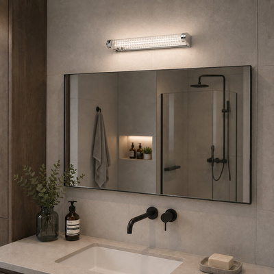 Kinkiet MODERNO nad lustro LED łazienkowy IP20 chrom 42,5 cm