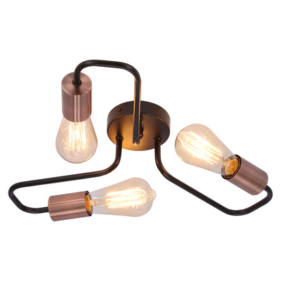 Lampa sufitowa Herpe listwa 3-punktowa metalowa