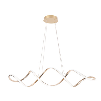 Lampa wisząca Snello nad wyspę kuchenną złota LED zmienna barwa 32W