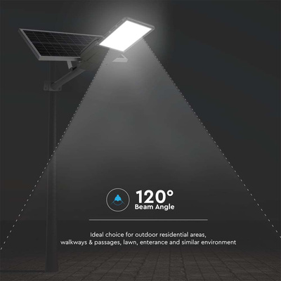 30W Lampa Uliczna LED Solarna /  Bateria: 60AH LiFePO4 / Barwa: 4000K