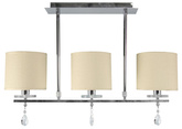 Lampa sufitowa Estera z abażurami 3-punktowa do salonu