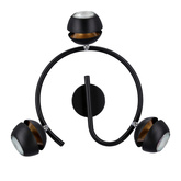 Lampa sufitowa Boni okrągła regulowana 3-punktowa LED