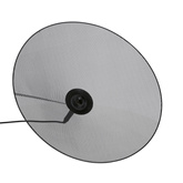 Lampa wisząca Kiruna L czarna metalowa do salonu nad stół 1 płomienna E27