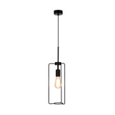 Lampa wisząca Cord metalowa czarna pojedyncza do salonu 1xE27 regulowana