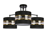 Lampa sufitowa Andy z abażurami 3-punktowa do salonu