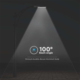 50W Lampa uliczna LED z czujnikiem i regulowanym uchwytem / Chip SAMSUNG / Barwa:4000K / Obudowa: Szara