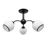Lampa sufitowa Marinen ze szklanymi kloszami 3-punktowa do salonu