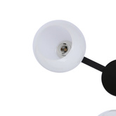 Lampa wisząca Caldera szklana potrójna kula białe klosze do salonu E27