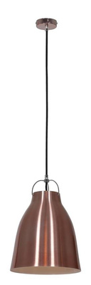 Lampa wisząca Pensilvania metalowa miedziana do kuchni pojedyncza E27
