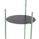 Lampa podłogowa Walk z półką do salonu 1-punktowa metalowa
