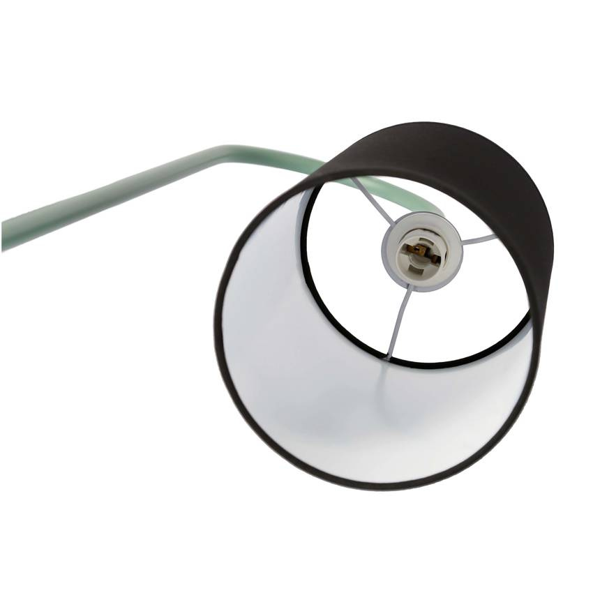 Lampa podłogowa Ravello z półką do salonu 1-punktowa z abażurem