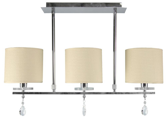 Lampa sufitowa Estera z abażurami 3-punktowa do salonu