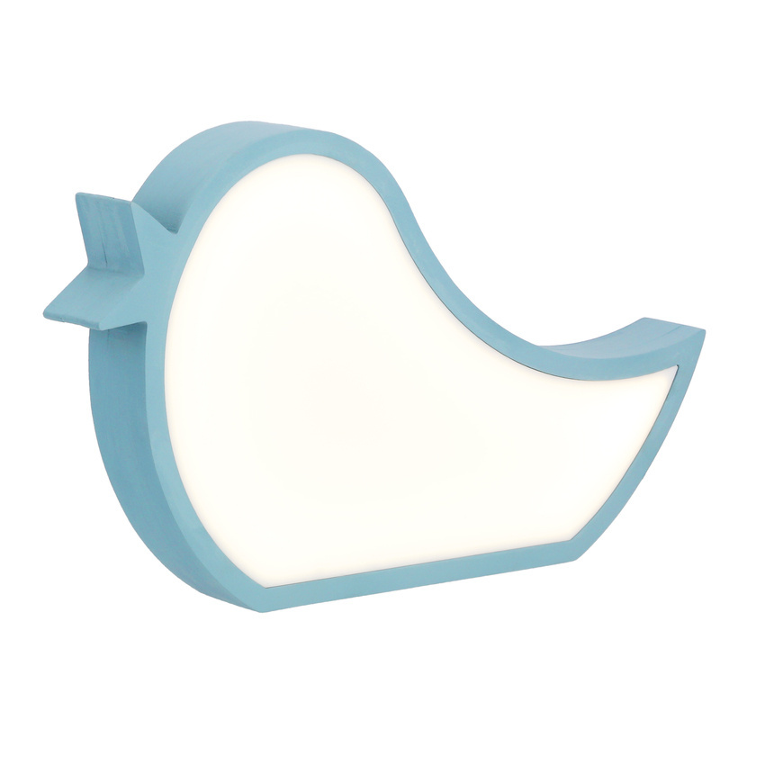 Lampka Bird do pokoju dziecięcego LED zintegrowany motyw ptaszek