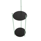 Lampa podłogowa Walk z półką do salonu 1-punktowa metalowa