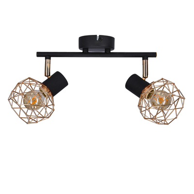 Lampa sufitowa Acrobat listwa regulowana 2-punktowa metalowa