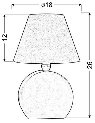 Lampka nocna Ofelia różowa z abażurem do pokoju dziecięcego na stolik nocny