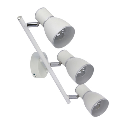 Lampa sufitowa Fido listwa regulowana 3-punktowa do salonu metalowa