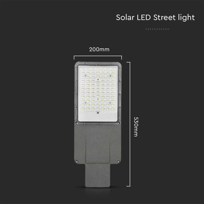 35W Lampa Uliczna LED Solarna /  Bateria: 75AH LiFePO4 / Barwa: 4000K