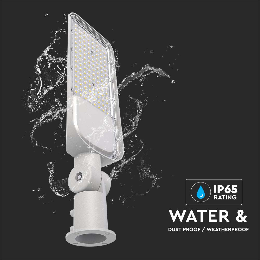 30W Lampa uliczna LED z regulowanym uchwytem / Chip SAMSUNG / Barwa:6500K / Obudowa: Szara