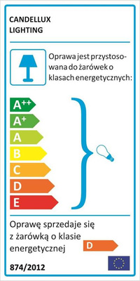 Kinkiet Clear szklany regulowany do salonu srebrny G9 Candellux