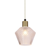 Lampa wisząca Greniko potrójna z kloszem bezbarwnym do salonu czarna E14