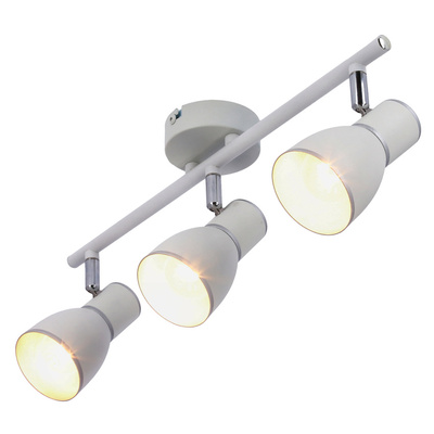 Lampa sufitowa Fido listwa regulowana 3-punktowa do salonu metalowa