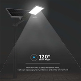 30W Lampa Uliczna LED Solarna /  Bateria: 60AH LiFePO4 / Barwa: 4000K