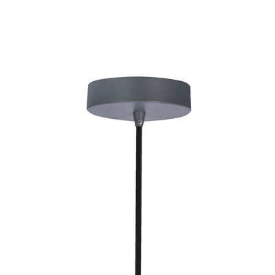 Lampa wisząca tuba Tucson szara metalowa GU10 pojedyncza
