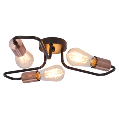 Lampa sufitowa Herpe listwa 3-punktowa metalowa