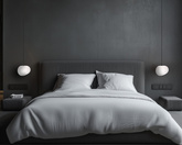 Lampa wisząca STONES 20 cm w stylu Japandi - z białym akrylowym kloszem inspirowanym kamieniem - minimalistyczne oświetlenie sufitowe do salonu E27