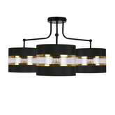 Lampa sufitowa Andy z abażurami 3-punktowa do salonu