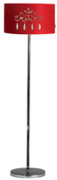 Lampa podłogowa DECOR z abażurem do salonu 1-punktowa E27 Candellux