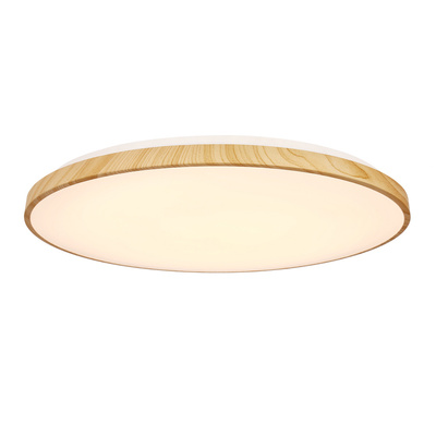 Plafon LED TENS okrągły 59 cm zmienna barwa światła 3000-6000K brązowy na pilota